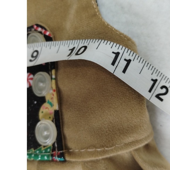 Baby Girl Christmas Dress – Gingerbread Holiday Outfit – Size 12M - Picture 6 of 10